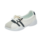 Damen Sneakers mit glanzvollem Obermaterial und atmungsaktivem Innenfutter