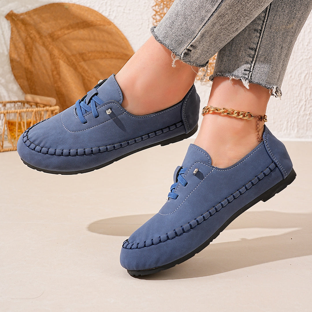 Damen Mokassins mit elegantem Schnürdesign R&B