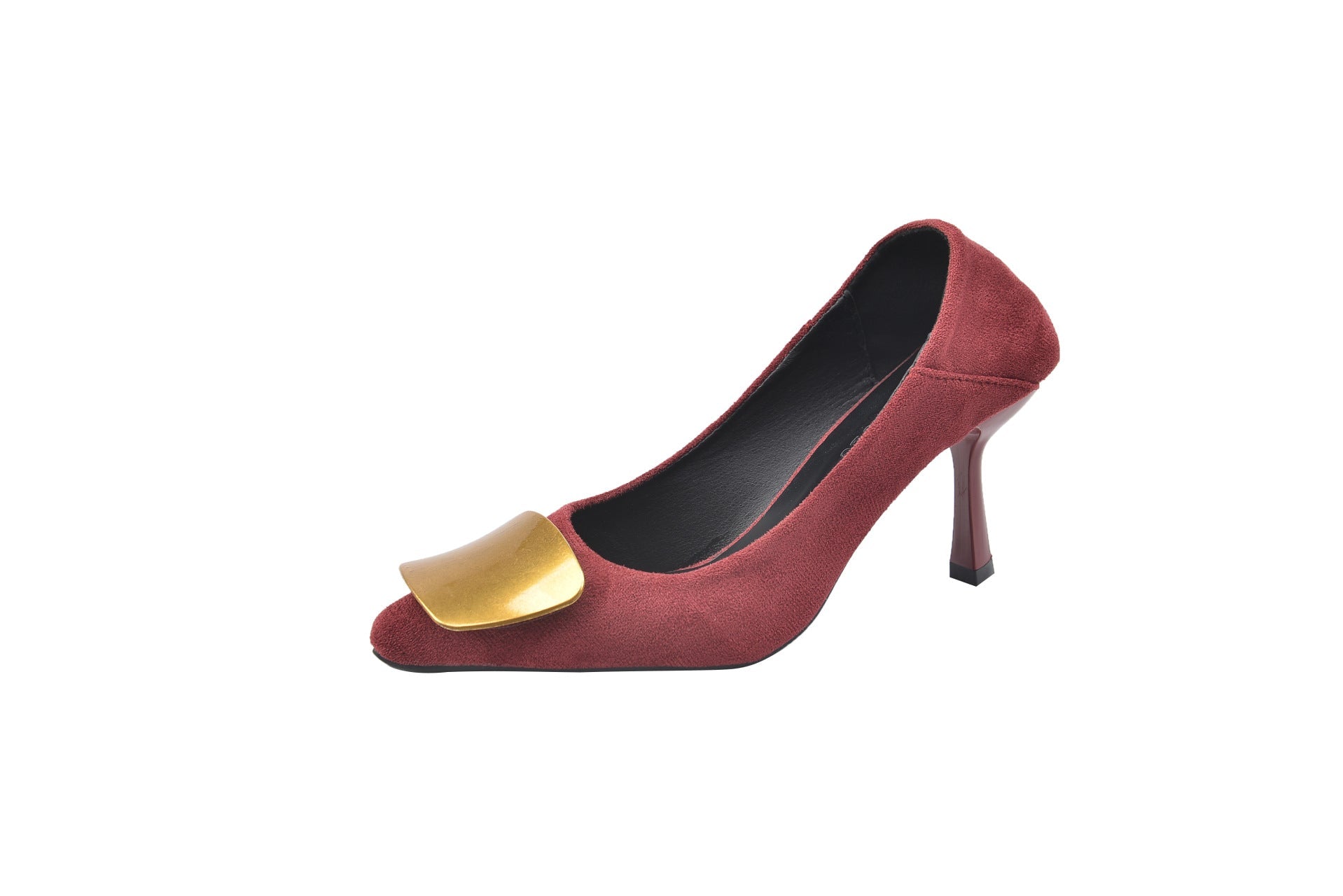 Damen Elegante Pumps mit modischem Gold-Akzent R&B