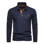 Atmungsaktives Baumwoll Poloshirt Herren | EB