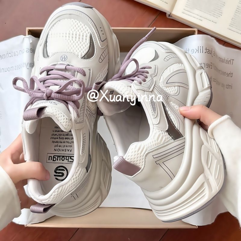 Damen Sportliche Laufschuhe mit atmungsaktiver Oberfläche und dämpfender Sohle R&B