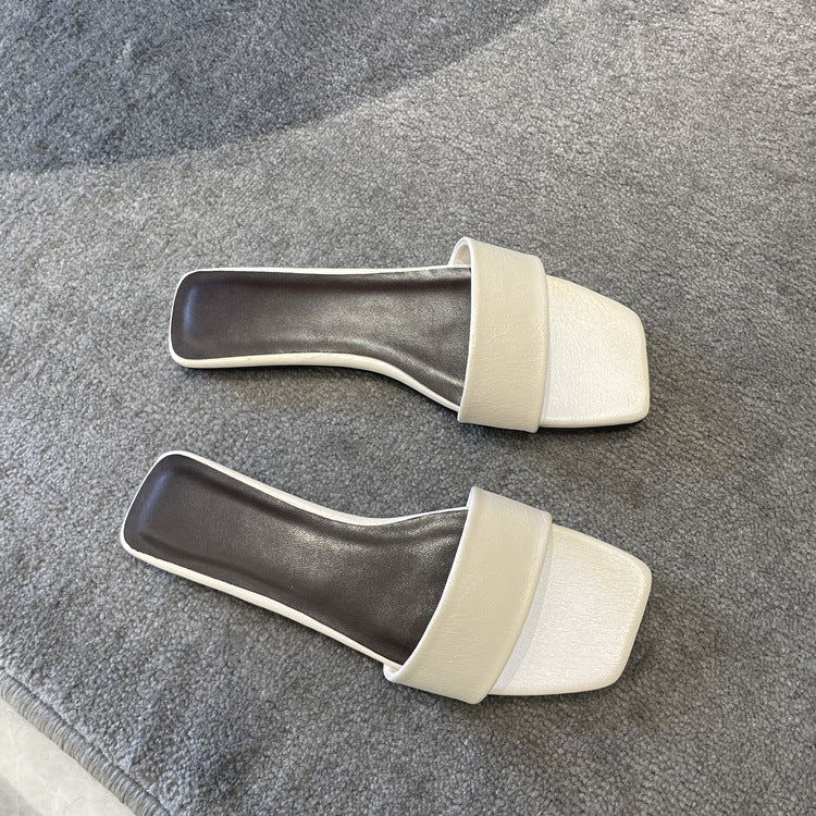 Damen Modische flache Sandalen mit komfortablem Riemendesign R&B
