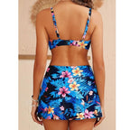Damen Bikini-Set mit verstellbaren Trägern und modischem Wickeldesign R&B