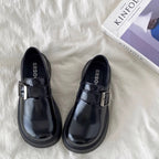 Damen Modische Chunky Clogs mit verstellbarem Schnallenverschluss und dickem Sohlenprofil R&B