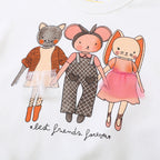 Mädchen Sweatshirt mit kreativer Tierapplikation R&B