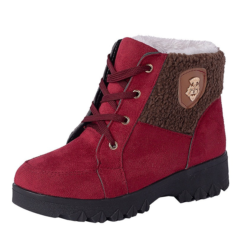 Damen Winterstiefel mit weichem Innenfutter und modischem Fleecefutter R&B