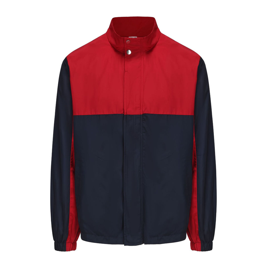 Herren sportliche Freizeitjacke mit modernem Stehkragen und praktischen Taschen R&B