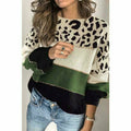 R&B | Pullover mit Leoparden Print