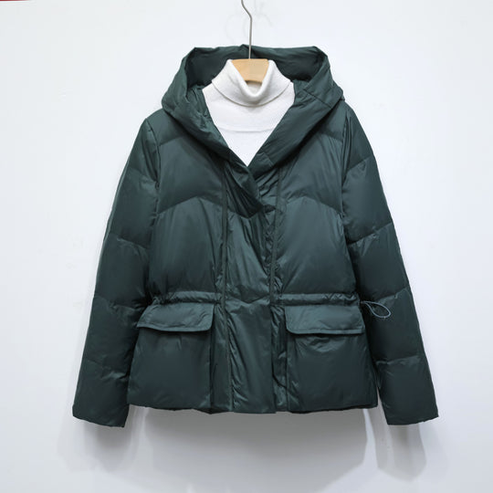 Damen Wintersteppjacke mit stylishen Taschen und Kapuze R&B