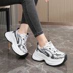 Damen Chunky Sneakers mit dämpfender Laufsohle und modischem Design R&B
