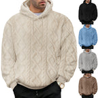 Herren Kuscheliger Hoodiepullover mit strukturiertem Design und modernem Schnitt R&B