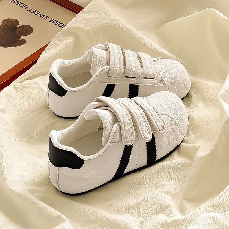 Damen Komfortable Klettverschluss-Sneaker mit Struktur-Oberfläche R&B