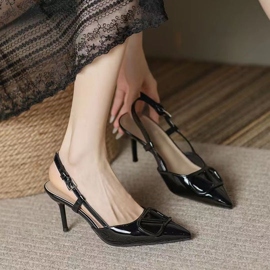 Damen Slingback-Pumps mit elegantem Design und hohem Absatz R&B