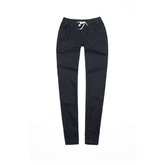 Damen Sportliche Denim-Jogginghose R&B