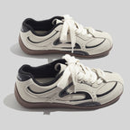 Damen Sportliche Sneaker mit rutschfester Gummisohle und atmungsaktiver Struktur