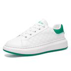 Damen Komfortable Sneaker mit schickem Karomuster und flexibler Laufsohle