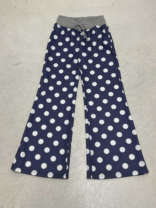 Damen Freizeithose mit weitem Schnitt und farbenfrohem Polka Dot Design R&B