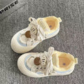 Damen Sneakers mit flauschigem Innenfutter und verspieltem Schnürsystem R&B