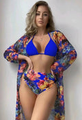 Damen modisches Bade-Set mit stylischem Kimono R&B