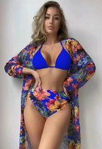 Damen modisches Bade-Set mit stylischem Kimono R&B