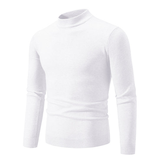 Herren Rollkragenpullover aus weichem Strickmaterial R&B