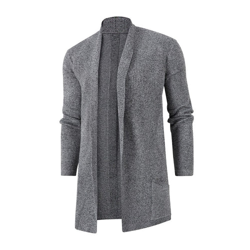Damen Strickjacke mit offenem Design und langen Ärmeln R&B