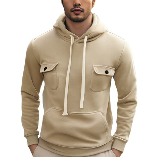 Herren Kapuzenpullover mit praktischen Taschen und modernem Design R&B