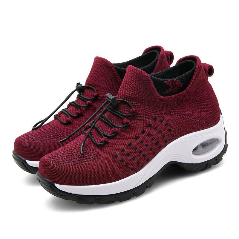 Damen Sportliche Sneakers mit atmungsaktivem High-Top Design und dämpfender Sohle