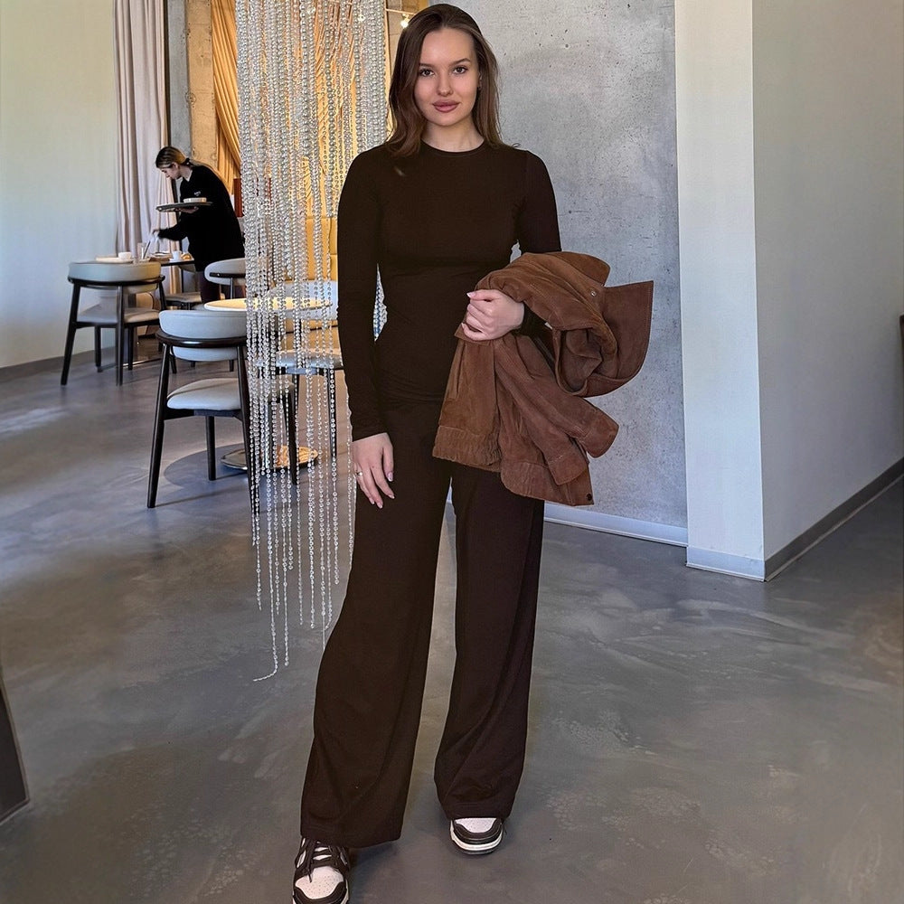 Damen Bequemer Lounge-Anzug mit weichem Material und lässigem Schnitt R&B