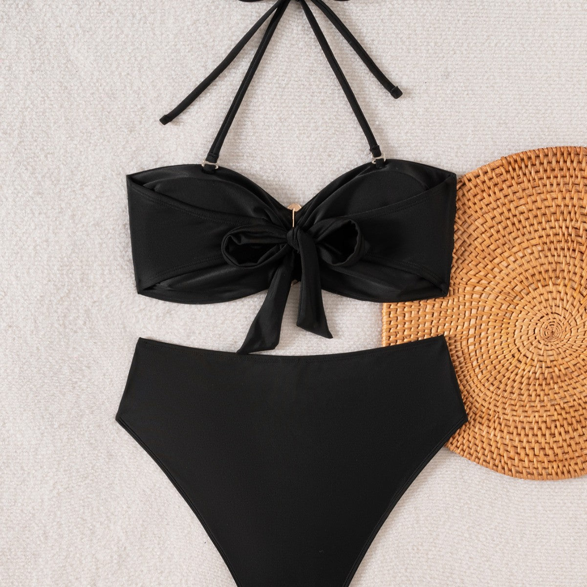 Damen Hochwertiger Bikini mit verstellbarem Oberteil und eleganter Schnalle R&B