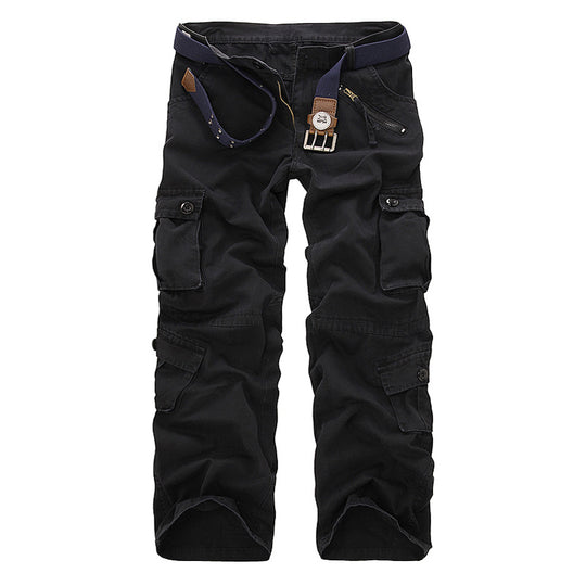 Herren Cargo-Hose mit elastischem Bund und vielseitigen Taschen R&B