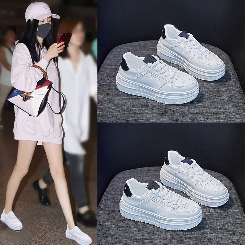 Damen Sneakers im sportlich-eleganten Design mit dicker Plateausohle R&B