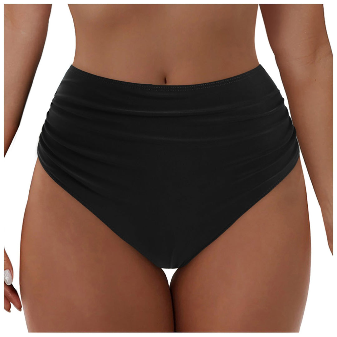 Damen Hochgeschnittenes Bikini-Höschen mit Rüschendetails R&B