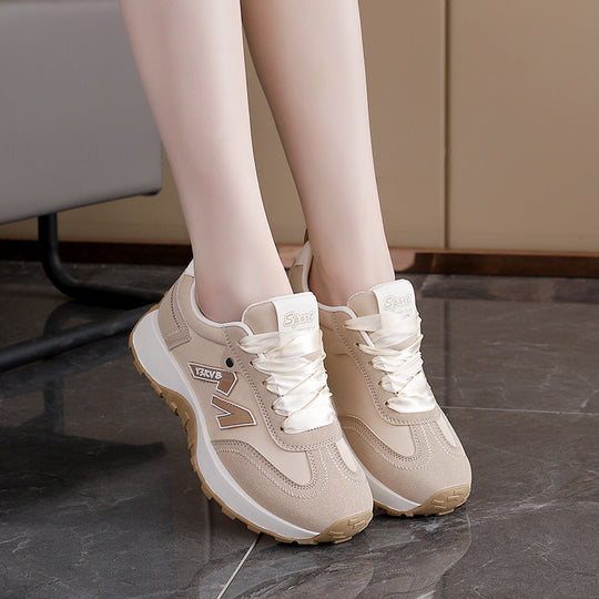 Damen Trendige Plattform Sneakers R&B