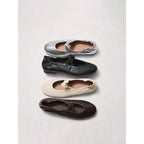 Damen Ballerinas mit modischem Riemen und flexibler Sohle R&B