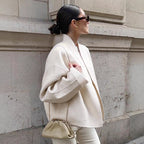 Damen Oversized Jacke mit modernem Kragen und stilvollem Design R&B