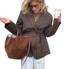 Damen modischer, taillierter Blazer R&B