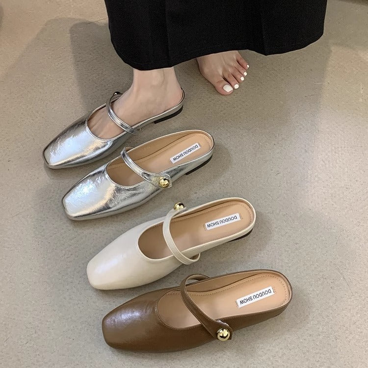 Damen elegante Mary Jane Schuhe mit modischem Riemchen R&B