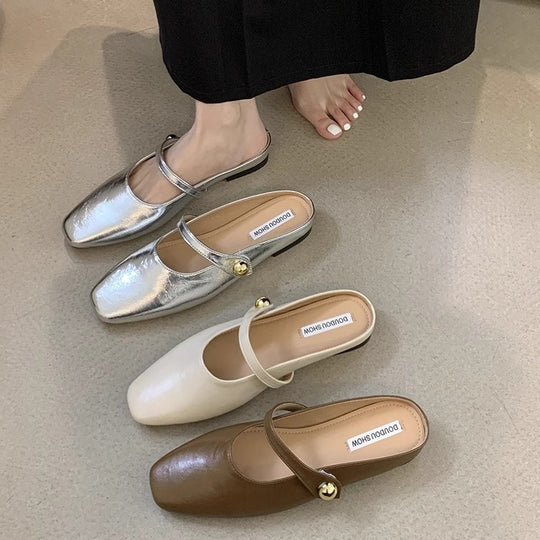 Damen elegante Mary Jane Schuhe mit modischem Riemchen R&B