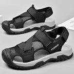 Damen Atmungsaktive Sport-Sandalen mit rutschfester Sohle und verstellbaren Riemen R&B