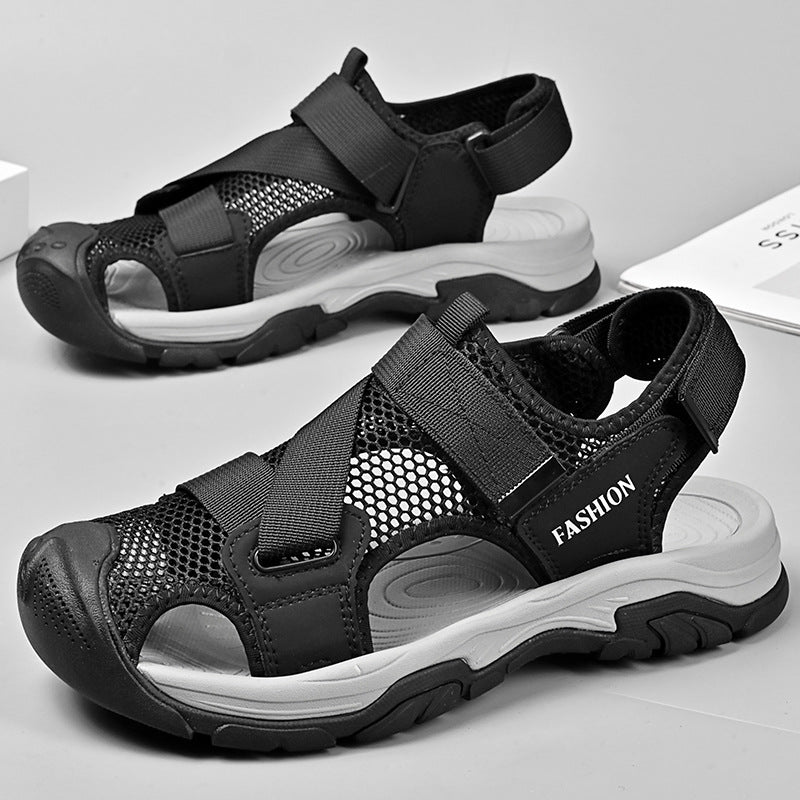 Damen Atmungsaktive Sport-Sandalen mit rutschfester Sohle und verstellbaren Riemen R&B