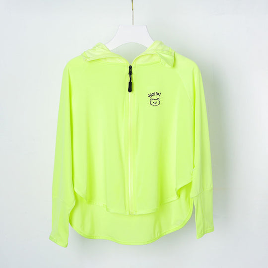 Damen Leichte Kapuzenjacke mit verspieltem Motiv R&B