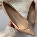 Damen spitze Ballerinas mit elegantem Glanzfinish R&B