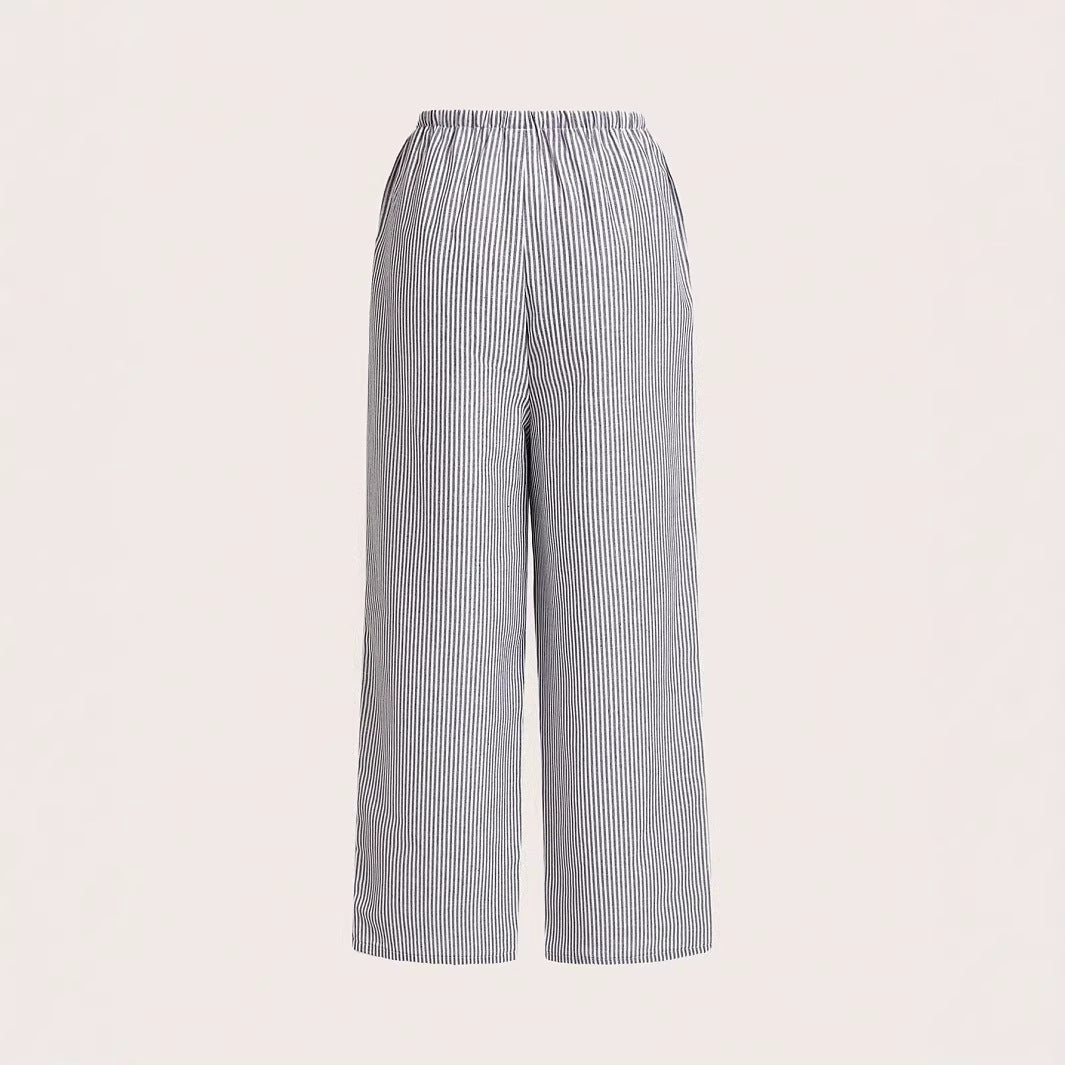 Damen lässige Freizeithose mit Gürtel R&B