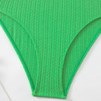 Damen One-Piece Badeanzug mit elegantem Holzring-Design R&B