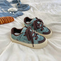 Damen Sportliche Sneaker im lässigen Karomuster mit modernem Design