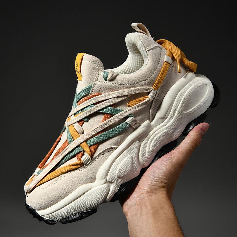 Damen Sportliche Chunky Sneakers mit innovativer Schnürtechnologie
