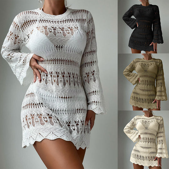 Damen modisches Häkelkleid R&B