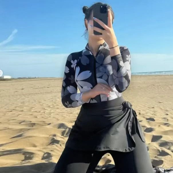 Damen Elegantes und fließendes Strandkleid R&B