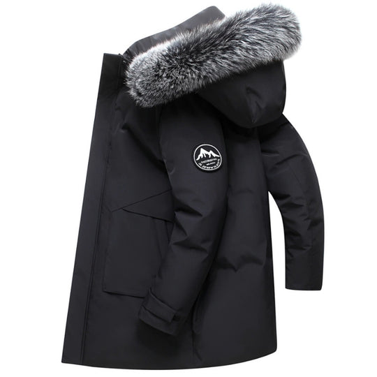 Damen Winterparka mit abnehmbarer Kapuze und kuscheligem Kunstfell R&B